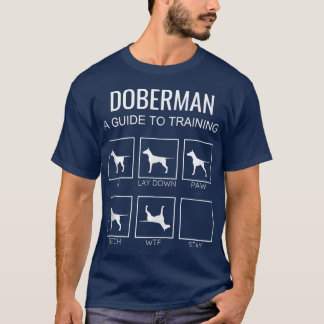 Camiseta Guia de Treinamento de Cachorro Engraçado Diagrama