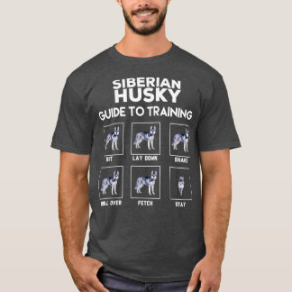 Camiseta Guia de treino para o husky da Sibéria