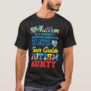 Camiseta Guia de Turismo Jornada de Autismo Nunca Planejada