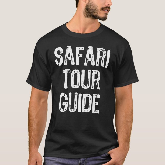 Camiseta Guia de turnê Safari Fácil e Fácil (Frente)