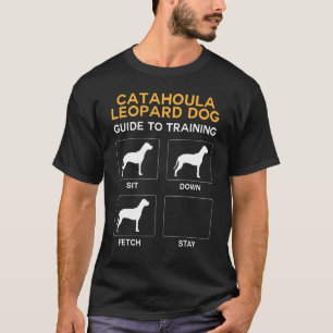 Camiseta Guia do Catahoula Leopard Dog para Treinar Obediên