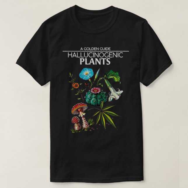 Camiseta Guia do ouro Plantas alucinogénicas (Frente do Design)