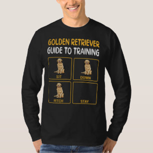 Camiseta Guia Do Retriever De ouros Para Treinar A Obediênc