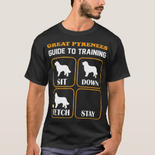 Camiseta Guia dos Pirenéus excelentes para Treinar Pet de 