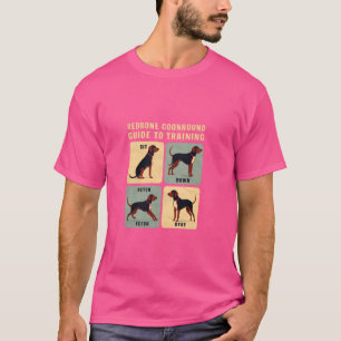 Camiseta Guia Engraçado De Montagem Redbone Para Treinar Cã
