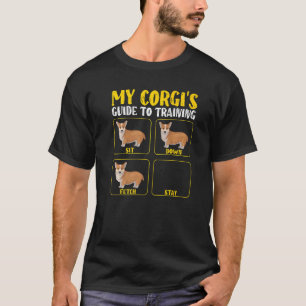 Camiseta Guia engraçado e fofo do corgi para treinar a mamã