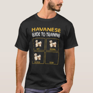 Camiseta Guia Havanês Para Treinar Obediência Aos Cachorr