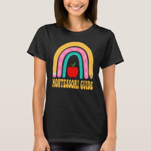 Camiseta Guia Montessori Lápis Arco-íris Volta às Aulas App