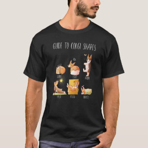 Camiseta Guia Para Formas De Corgi Humor De Cão Corgi Fofo