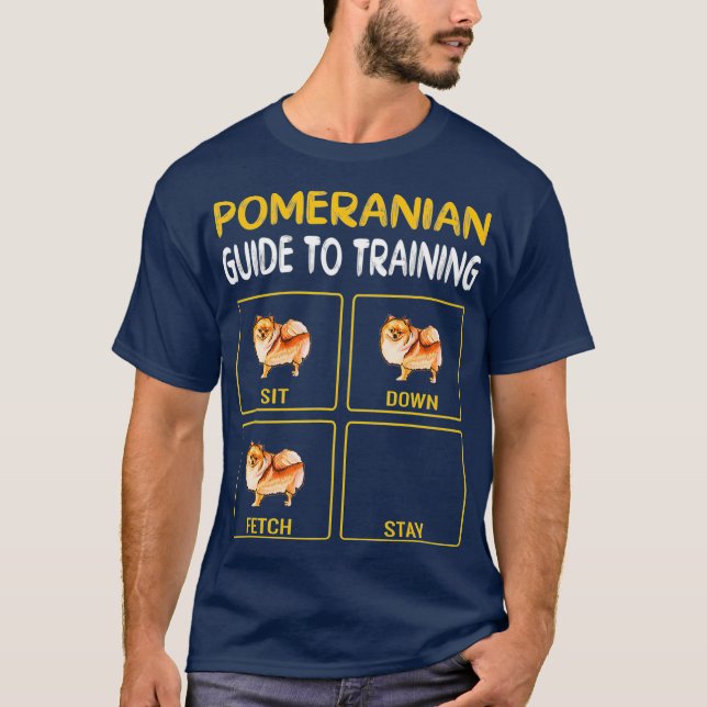 Camiseta Guia Pomeraniano Para Formação Da Obediência Aos C (Frente)