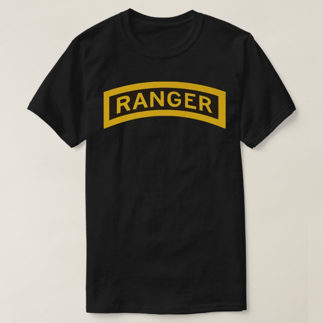 Camiseta Guia Ranger (Frente) e Ramificação de Infantaria C (Frente do Design)