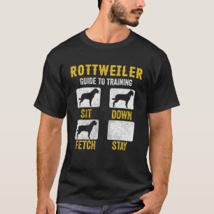Camiseta Guia Rottweiler Para Treinar S, Cão Mãe Pai
