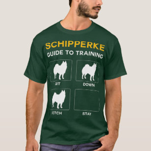 Camiseta Guia Schipperke Para Formação De Cães Obedientes