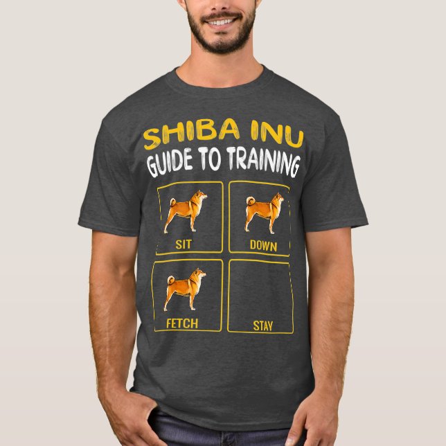 Camiseta Guia Shiba Inu Para Treinar Obediência De Cães (Frente)