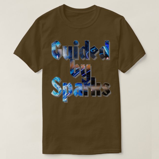 Camiseta Guiado por Sparks (Frente do Design)