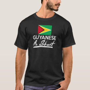 Camiseta Guiana Como Críquete Skunt Guyana