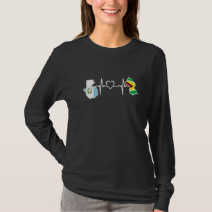 Camiseta Guiana Guatemala Bandeira Guianense Guatemalteco B