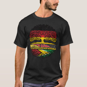 Camiseta Guiana Guiana Guiana Desutsch Alemanha Baum Wurzel
