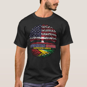 Camiseta Guiana Guianense Americano EUA Estados Unidos Árvo