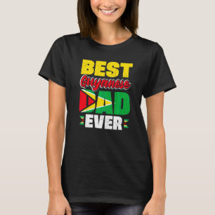 Camiseta Guiana Guianense Bandeira da Guiana Melhor Pai Gui
