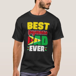 Camiseta Guiana Guianense Bandeira da Guiana Melhor Pai Gui