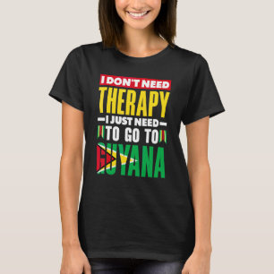 Camiseta Guiana Guianense Bandeira da Guiana Não Preciso de