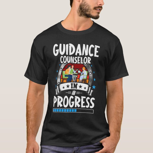Camiseta Guidance Counselor In Progress Trainee Student (Frente)