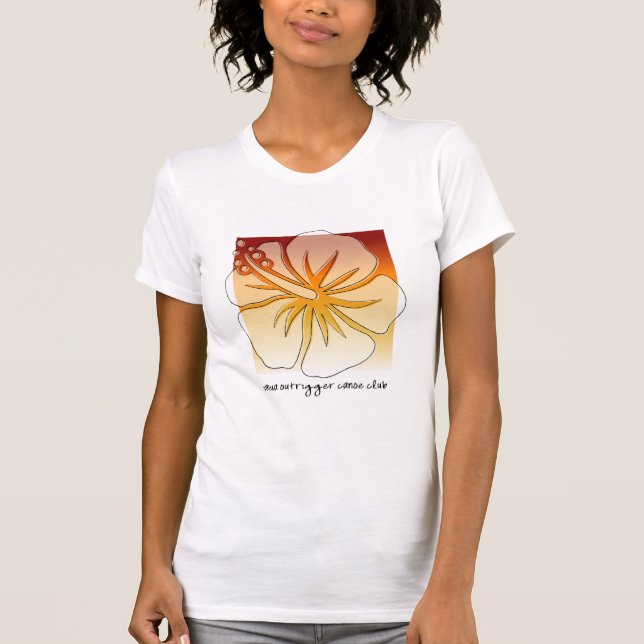 Camiseta Guiga de Imua - hibiscus (Frente)