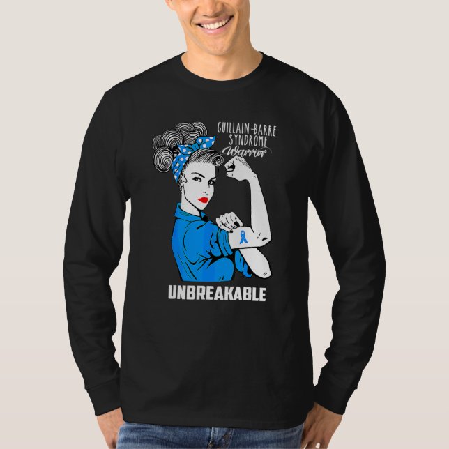 Camiseta Guillain Barre, Guerreiro Ininterrupto da Síndrome (Frente)