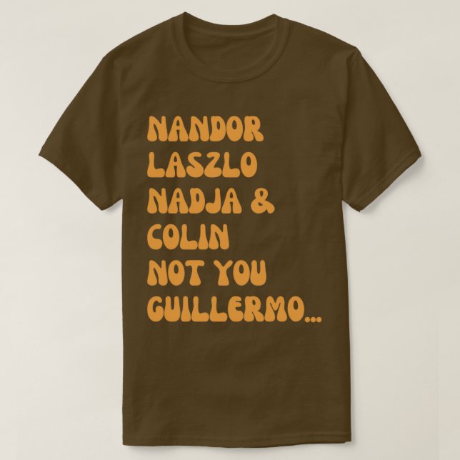 Camiseta Guillermo (Frente do Design)