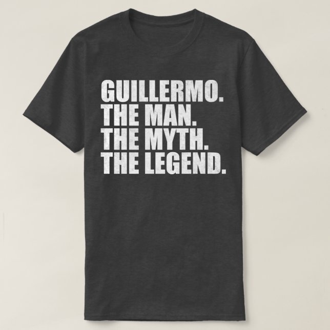 Camiseta Guillermo Guillermo Nome Guillermo (Frente do Design)