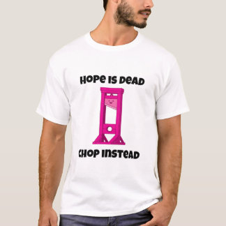 Camiseta Guillotina Rosa Esperança Está Morta Cort