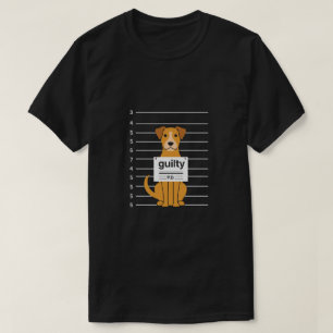 Camiseta Guilty Dog Mugshot