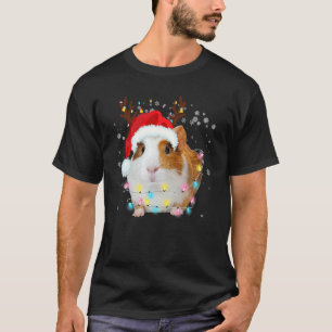 Camiseta Guincho Santa Hat Ranchos de renas Luzes Chris