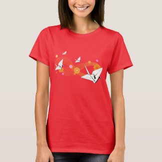 Camiseta Guindastes de Origami