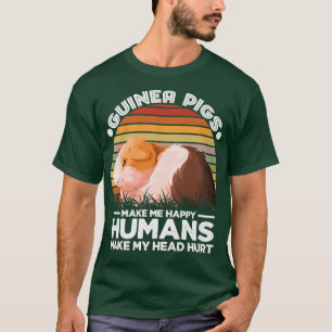 Camiseta Guiné doce e engraçada Porco bonito Amor