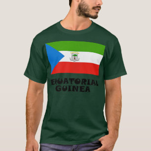 Camiseta Guiné Equatorial Bandeira Nacional Guiné Equatoria