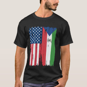 Camiseta Guiné Equatorial dos EUA - Meia Raízes de Bandeira