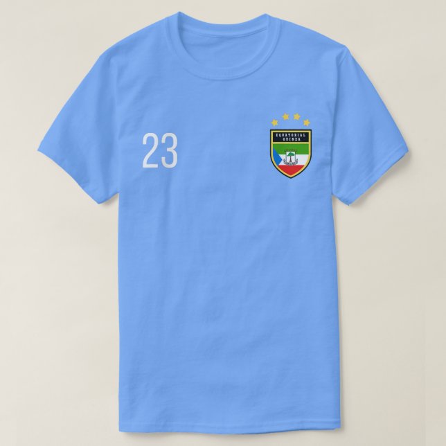 Camiseta Guiné Equatorial número 23 Sports Jersey 20th (Frente do Design)