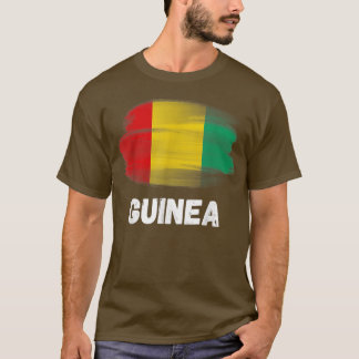 Camiseta Guiné Flag Pride Orgulho Retro Guineense Family Ma