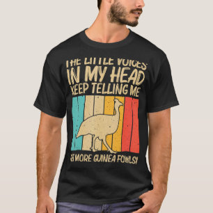 Camiseta Guiné Fowd For Men Women Bird Chicken Fazenda 1