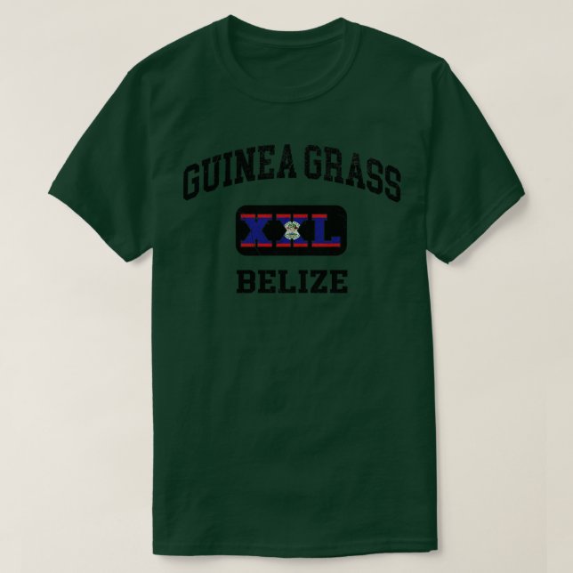 Camiseta Guiné Grass Belize XXL design Athletic (Frente do Design)