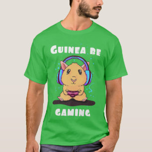 Camiseta Guiné: jogo de jogos, cobaia, citando jogador