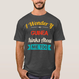 Camiseta Guiné Lover Cita Engraçado Humor País Vintage Sou