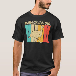 Camiseta Guiné Para Mulheres Mãe Fazenda De Galinha De Páss