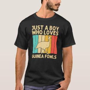 Camiseta Guiné Para Rapazes, Fazenda De Galinha De Aves