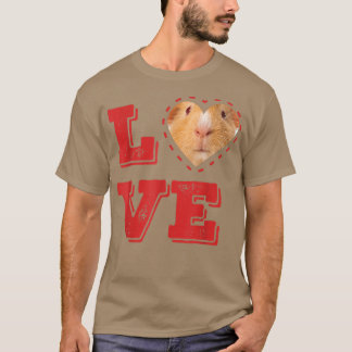 Camiseta Guiné Pig Amor Amor Todo Mundo Está Caindo