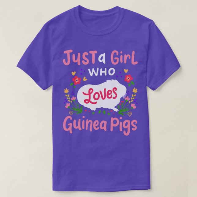 Camiseta Guiné Pig Cavy Guiné Pig Lover 2 (Frente do Design)