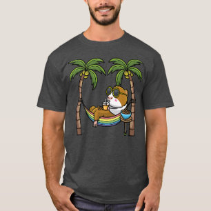 Camiseta Guiné Pig Cavy Rodent No Prêmio De Férias Hammock