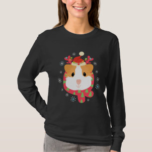 Camiseta Guiné Pig Christmas Reindeer